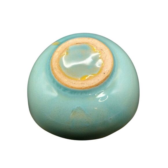 Decorative Blue Ceramic Owl Trinket Dish • Ashtray • Berry Bowl - Picture 6 of 9